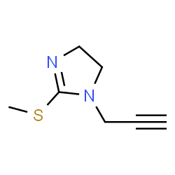 1H-Imidazole,4,5-dihydro-2-(methylthio)-1-(2-propynyl)-(9CI) Structure