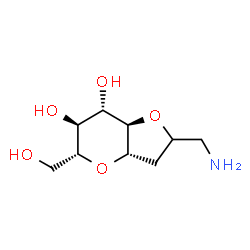 D-glycero-D-gulo-Nonitol, 1-amino-2,5:4,8-dianhydro-1,3-dideoxy-, (2xi-iota)- (9CI)结构式