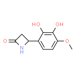 2-Azetidinone,4-(2,3-dihydroxy-4-methoxyphenyl)-(9CI)结构式