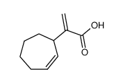 2-(2-cyclohepten-1-yl)-2-propenoic acid Structure