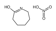 azepan-2-one,nitric acid结构式