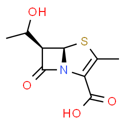 4-Thia-1-azabicyclo[3.2.0]hept-2-ene-2-carboxylicacid,6-(1-hydroxyethyl)-3-methyl-7-oxo-,(5alpha,6bta)-(9CI) picture