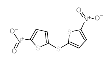 2-nitro-5-(5-nitrothiophen-2-yl)sulfanyl-thiophene structure