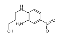 3-(2-amino-4-nitroanilino)propan-1-ol结构式