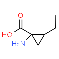 Cyclopropanecarboxylic acid, 1-amino-2-ethyl- (9CI) Structure