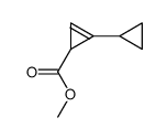 methyl 2-cyclopropylcycloprop-2-ene-1-carboxylate结构式