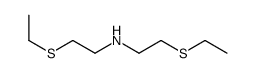 2-ethylsulfanyl-N-(2-ethylsulfanylethyl)ethanamine结构式