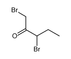 1,3-Dibromo-2-pentanone结构式