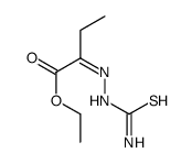 ethyl 2-(carbamothioylhydrazinylidene)butanoate结构式
