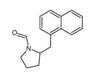 2-(naphthalen-1-ylmethyl)pyrrolidine-1-carbaldehyde结构式