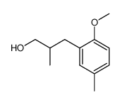 2-methyl-3-(2-methoxy-5-methylphenyl)-1-propanol Structure