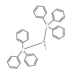 Platinum,hydroiodobis(triphenylphosphine)-结构式