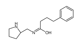 4-phenyl-N-[[(2S)-pyrrolidin-2-yl]methyl]butanamide结构式