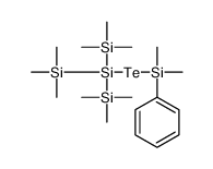 dimethyl-phenyl-tris(trimethylsilyl)silyltellanylsilane结构式