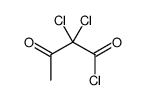 2,2-dichloro-3-oxobutyryl chloride结构式