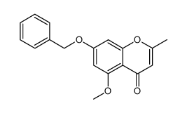 7-benzyloxy-5-methoxy-2-methyl-4H-1-benzopyran-4-one Structure