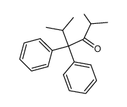 2,5-Dimethyl-4,4-diphenyl-3-hexanon结构式