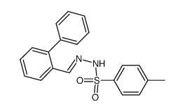 N′-(biphenyl-2-ylmethylene)-4-methylbenzenesulfonohydrazide结构式