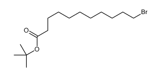 11-溴十一酸叔丁酯结构式