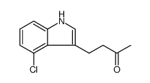 2-BUTANONE,4-(4-CHLORO-1H-INDOL-3-YL)- structure
