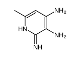 6-methylpyridine-2,3,4-triamine结构式