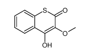 4-hydroxy-3-methoxy-thiochromen-2-one结构式