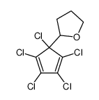 5-(α-tetrahydrofuryl)pentachlorocyclopentadiene Structure