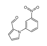 1-(3-硝基苯基)-1H-吡咯-2-甲醛结构式