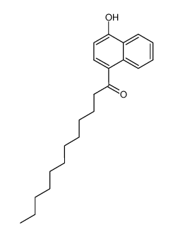 1-(4-hydroxy-[1]naphthyl)-dodecan-1-one Structure