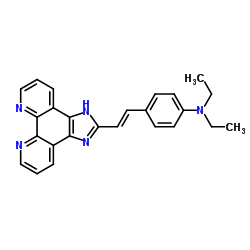 N,N-Diethyl-4-[(E)-2-(1H-imidazo[4,5-f][1,10]phenanthrolin-2-yl)vinyl]aniline图片