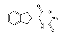 (R)-N-carbamylindanylglycine结构式