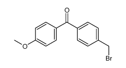 4-bromomethyl-4'methoxybenzophenone结构式