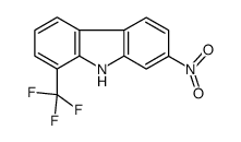 7-nitro-1-(trifluoromethyl)-9H-carbazole结构式