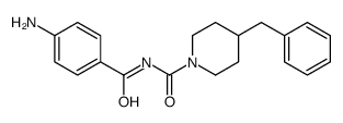 N-(4-aminobenzoyl)-4-benzylpiperidine-1-carboxamide结构式