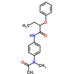 N-{4-[Acetyl(methyl)amino]phenyl}-2-phenoxybutanamide结构式