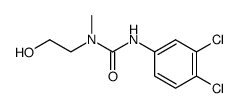 N-Methyl-N-<2-hydroxy-aethyl>-N'-<3,4-dichlor-phenyl>-harnstoff结构式