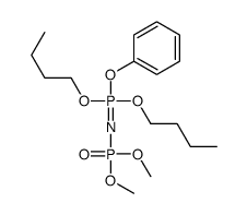 dibutoxy-dimethoxyphosphorylimino-phenoxy-λ5-phosphane结构式