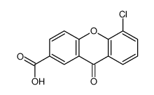 5-chloro-9-oxoxanthene-2-carboxylic acid结构式