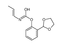 [2-(1,3-dioxolan-2-yl)phenyl] N-prop-1-enylcarbamate Structure