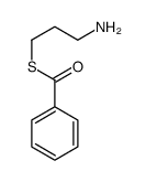 S-(3-aminopropyl) benzenecarbothioate结构式