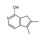 5,6-dimethyl-2,7-dihydrocyclopenta[c]pyridin-1-one Structure