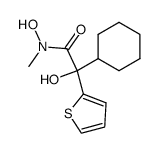 2-cyclohexyl-N,2-dihydroxy-N-methyl-2-(thiophen-2-yl)acetamide Structure