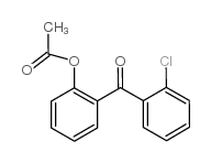 2-ACETOXY-2'-CHLOROBENZOPHENONE结构式