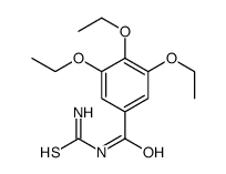 N-carbamothioyl-3,4,5-triethoxybenzamide结构式