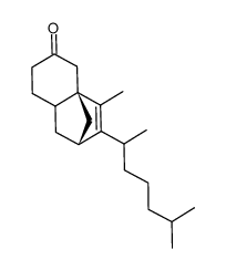 10-methyl-9-(1,5-dimethylhexyl)tricyclo<6.2.1.01.6>-9-undecen-3-one Structure