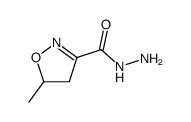 2-Isoxazoline-3-carboxylicacid,5-methyl-,hydrazide(7CI) Structure