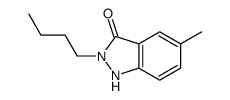 2-butyl-5-methyl-1H-indazol-3-one结构式