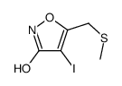 4-iodo-5-(methylsulfanylmethyl)-1,2-oxazol-3-one结构式