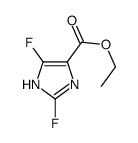 ETHYL 2,4-DIFLUOROIMIDAZOLE 5-CARBOXYLATE structure