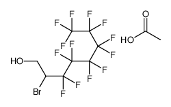 acetic acid,2-bromo-3,3,4,4,5,5,6,6,7,7,8,8,8-tridecafluorooctan-1-ol Structure